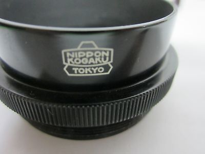 OPTICAL MICROSCOPE PART NIKON NIPPON KOGAKU 10X LENS OPTICS AS IS ?? BIN#G2-12