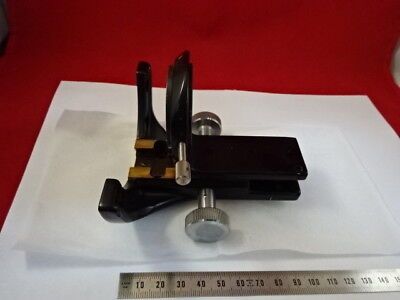 WILD HEERBRUGG SWISS M20 BRASS CONDENSER HOLDER MICROSCOPE HEAVY PART &94-A-10