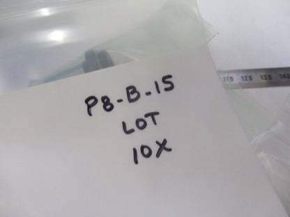 LOT 4 EA MICROSCOPE OBJECTIVE LENSES LEITZ 10X  + GENERIC 10X OPTICS #P8-B-15