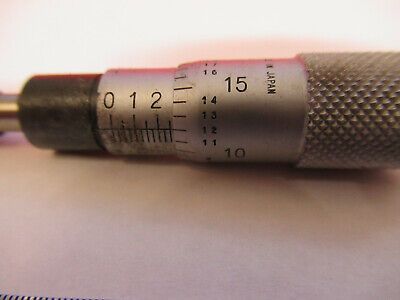 MITUTOYO MICROMETER SCREW ASSEMBLY MICROSCOPE PART AS PICTURED #100-S-14