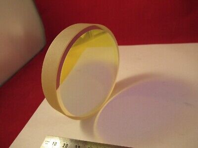 OPTICAL FLAT 1/10 WAVE COATED ZERODUR BEAM SPLITTER 3" DIAMETER OPTICS &14-A-16