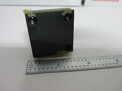 OPTICAL MICROSCOPE PART DMR LEICA MOUNTED MIRROR OPTICS AS IS BIN#D2-P-17