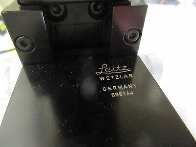 LEITZ WETZLAR GERMANY LIMB KNOBS STAGE MICROSCOPE PART AS PICTURED &TC-4