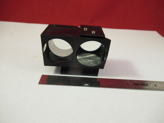 OLYMPUS JAPAN GLASS PRISM HEAD OPTICS MICROSCOPE PART AS PICTURED &FT-5-188