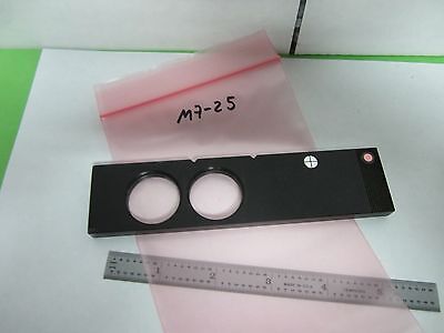 MICROSCOPE PART ZEISS FILTER SLIDE CROSSHAIR OPTICS AS IS BIN#M7-25