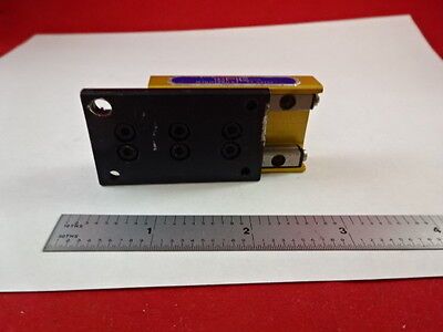 OPTICAL MINI STAGE SLIDE POSITIONING PIC OPTICS AS IS BIN#L9-B-20