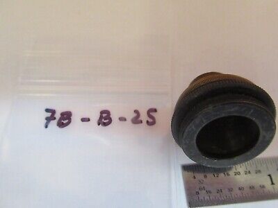 ANTIQUE BRASS UNKNOWN INCOMPLETE OBJECTIVE MICROSCOPE PART AS PICTURED &7B-B-25