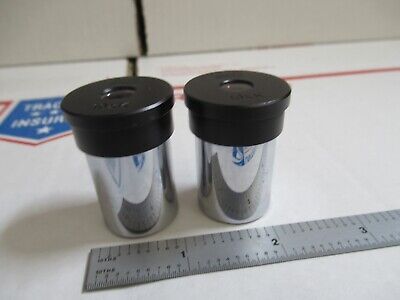 WILD SWISS PAIR 10xK EYEPIECE OCULAR MICROSCOPE PART OPTICS AS PIC &12-A-111