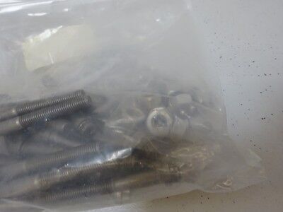 HIGH VACUUM KUST LESKER LOT SCREWS NUTS AS IS BIN#N8-H-12