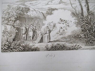 ANTIQUE ETCHING ITALIA ROME CIRCA 1810 GASPARD DUGHET PIETRO PARBONI AS PIC vii