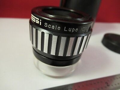 SPI JAPAN OPTICAL 10X INSPECTION METROLOGY MAGNIFIER LUPE LOUPE OPTICS #FT-1-18