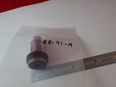 WILD HEERBRUGG SWISS OBJECTIVE PHASE 100X MICROSCOPE OPTICS PART AS IS #88-91-A