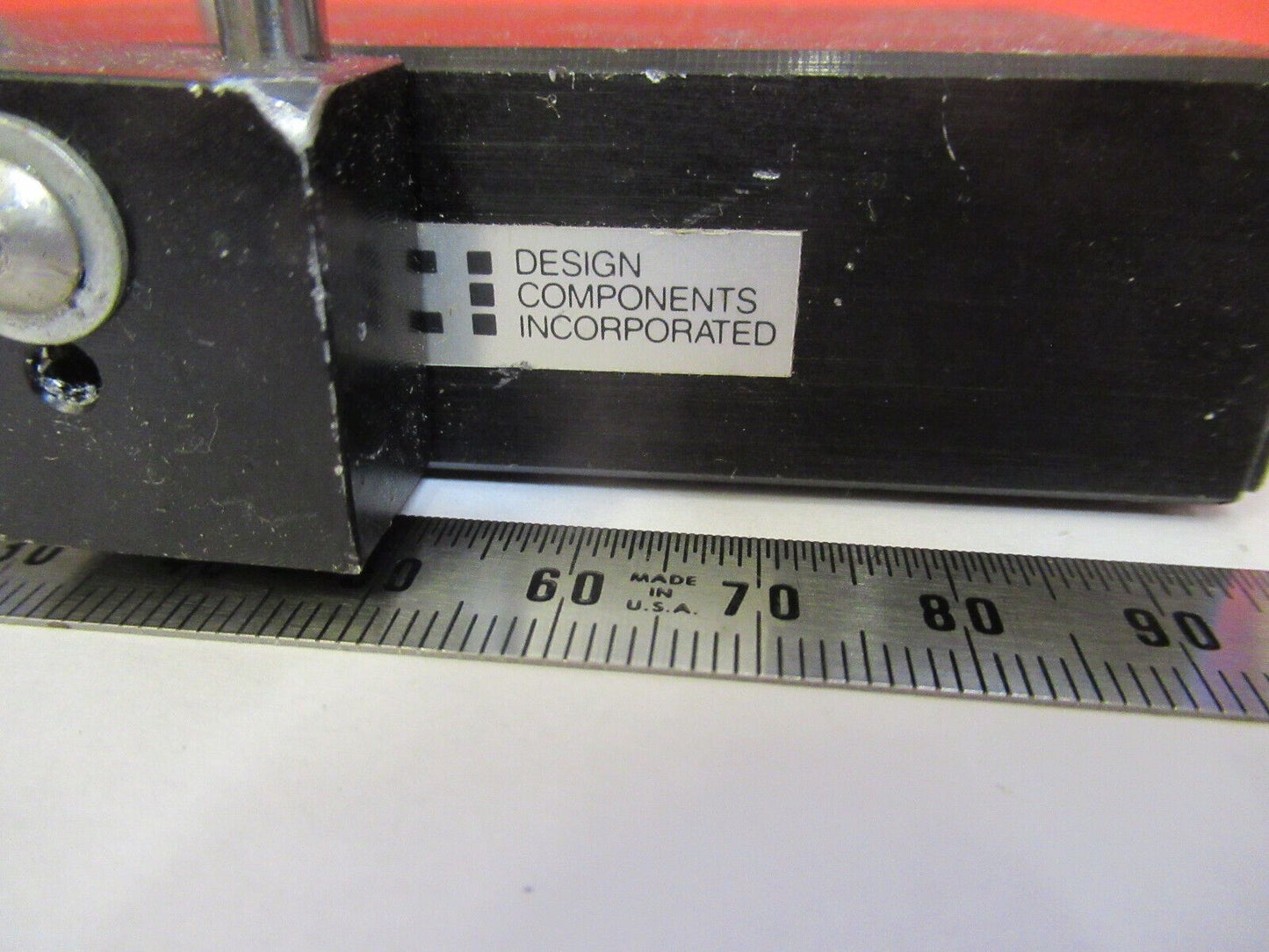 OPTICAL USED STAGE SLIDE POSITIONING DCI OPTICS AS IS PICTURED #R3-C-03