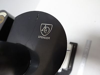 FOR PARTS SPENCER AO STEREO MICROSCOPE AMERICAN OPTICS AS IS BIN#TD-3 i