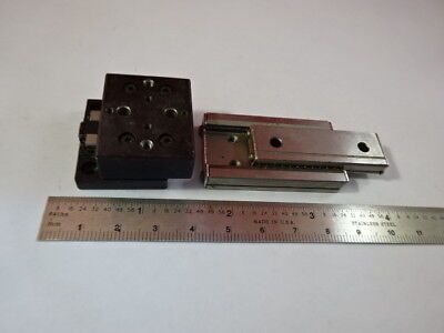 LOT 2 EA STEEL POSITIONING STAGE SLIDE BEARING for OPTICS FIXTURE #94-09