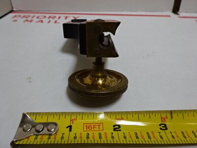 ANTIQUE FRENCH 1880's BRASS UNIQUE MICROSCOPE PART FRANCE &96-95