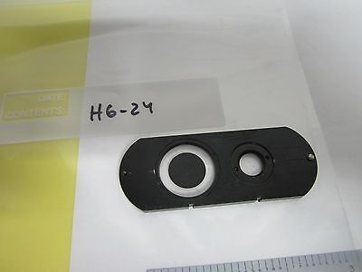 FOR PARTS MICROSCOPE PART SLIDE PHASE CONTRAST OPTICS AS IS BIN#H6-24