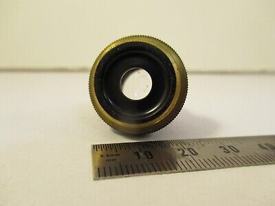 OLYMPUS JAPAN OBJECTIVE 4X OPTICS MICROSCOPE PART AS PICTURED &14-A-91