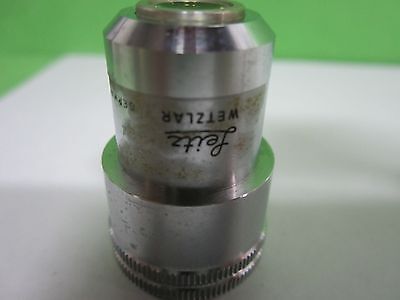 MICROSCOPE PART LEITZ QUARZGL OBJECTIVE H20X INFINITY OPTICS AS IS BIN#T1-40