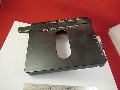 ZEISS GERMANY STAGE TABLE MICROMETER MICROSCOPE PART &92-A-16