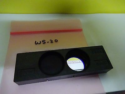 MICROSCOPE PART NIKON FILTER DICHROIC GREEN SLIDE OPTICS AS IS BIN#W5-20