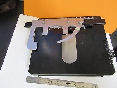 ZEISS GERMANY STAGE TABLE XY MICROMETER MICROSCOPE PART AS PICTURED &14-FT-25