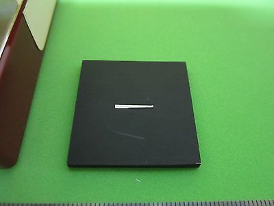 OPTICAL TROPEL 3u X 5 mm SLIT ?? LASER OPTICS  BIN#40-J