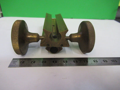 CARL ZEISS JENA ANTIQUE BRASS TUBUS HOLDER MICROSCOPE PART AS PICTURED #W5-B-05