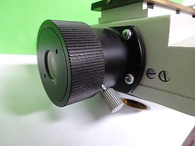 MICROSCOPE PART LEITZ GERMANY FLUORESCENCE NOSEPIECE OPTICS AS IS BIN#11-E-10