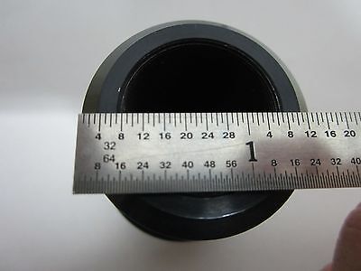 OPTICAL MICROSCOPE PART C MOUNT ADAPTER TO VIDEO CAMERA OPTICS AS IS BIN#Q1-21