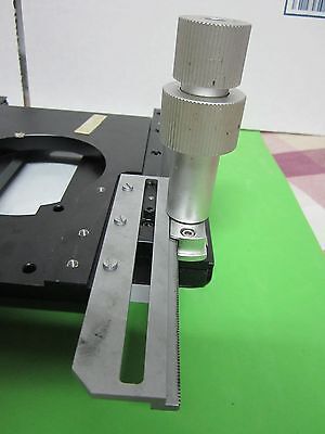 MICROSCOPE PART LARGE  LEITZ WETZLAR GERMANY STAGE MICROMETER AS IS  BIN#P6