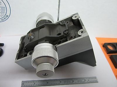 MICROSCOPE DIALUX LEITZ WETZLAR GERMANY STAGE MICROMETER ARM OPTICS BIN#K8ii