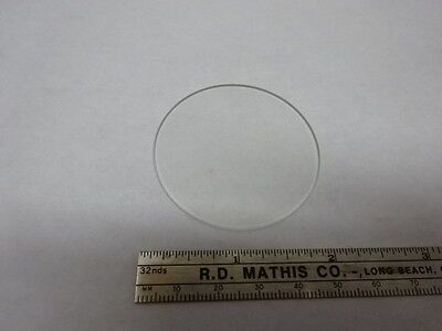 OPTICAL FLAT LENS GLASS DIFFUSER OPTICS AS IS #83-20