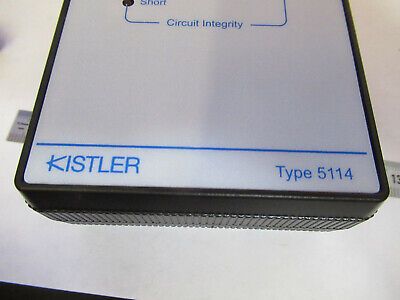 KISTLER SWISS 5114 ICP POWER SUPPLY for ACCELEROMETER TESTING AS PIC &F1-A-73