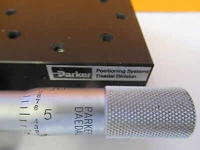 PARKER DAEDAL LINEARES POSITIONIERUNGSMIKROMETER für OPTIKTEIL WIE ABGEBILDET &amp;3K-A-80