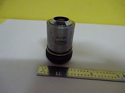 MICROSCOPE OBJECTIVE NEO20 OLYMPUS FAIR CONDITION OPTICS AS IS BIN#X6-25