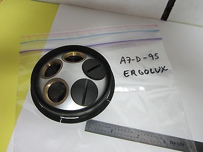 MICROSCOPE PART LEITZ GERMANY ERGOLUX NOSEPIECE AS IS BIN#A7-D-95