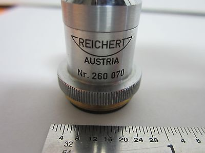 MICROSCOPE PART OBJECTIVE REICHERT AUSTRIA 40X OPTICS AS IS BIN#M7-R-04