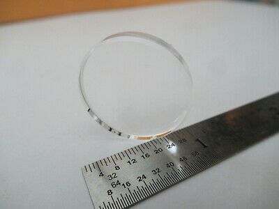 OPTICAL FLAT FUSED SILICA POLISHED BLANK LENS LASER OPTICS AS PICTURED &F4-A-36