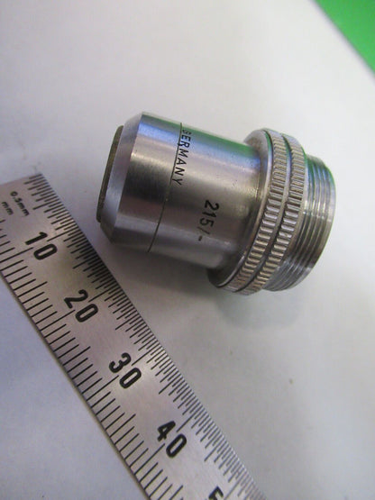 MICROSCOPE POL OBJECTIVE LEITZ 16X /215 LENS GERMANY OPTICS AS PICTURED #S2-C-89