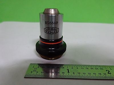 MICROSCOPE PART OBJECTIVE OLYMPUS JAPAN 10X OPTICS AS IS BIN#V7-10