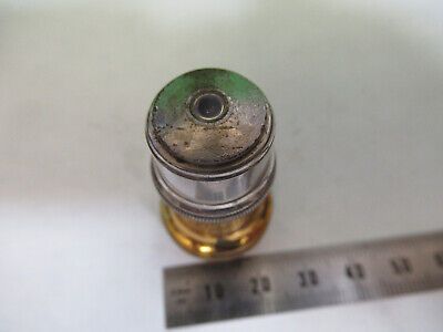 ANTIQUE ERNST LEITZ 45X 6L OBJECTIVE MICROSCOPE PART AS PICTURED Z1-A-56