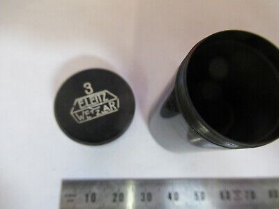 EMPTY BRASS LEITZ  CAN "3" OBJECTIVE MICROSCOPE PART AS PICTURED &A2-FT-69