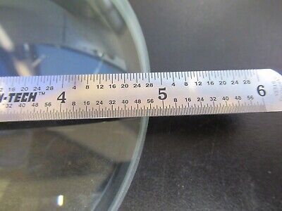 HUGE OPTICAL GLASS LENS BI CONCAVE LASER OPTICS AS PICTURED &5M-A-40