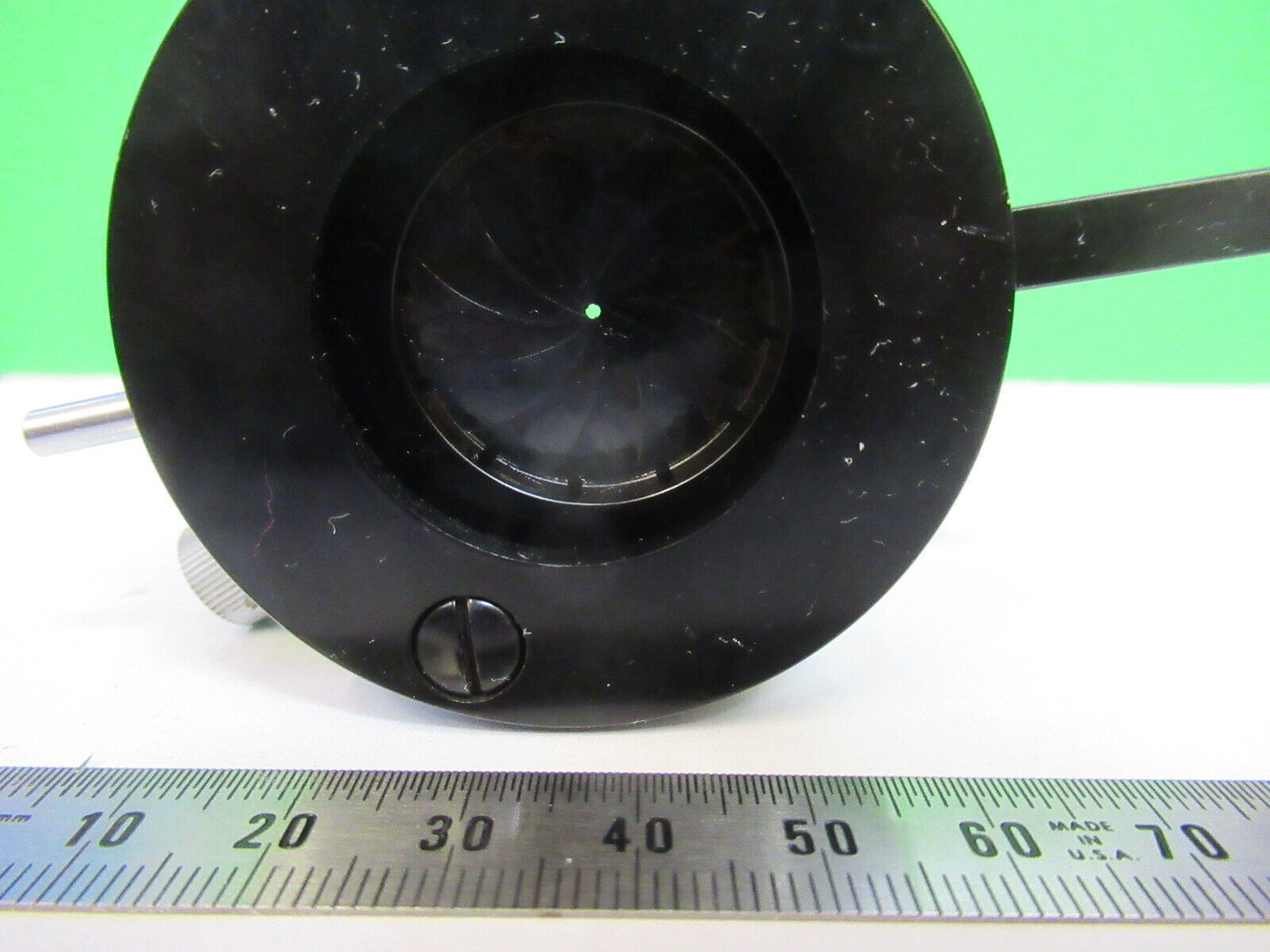 CARL ZEISS  CONDENSER + iris diaphragm MICROSCOPE PART AS PICTURED &r4-a-44