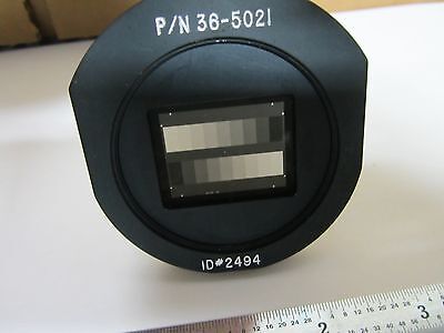 OPTICAL FILTER CONTRAST SLIDE BLACK WHITE GRAYS LASER OPTICS AS IS BIN#G4-08