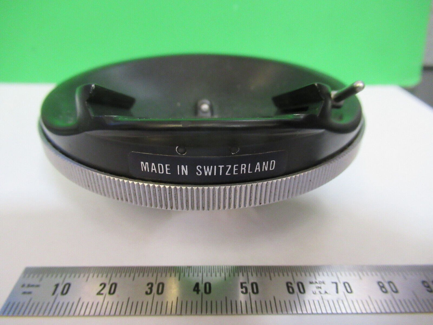 WILD HEERBRUGG SWISS M20 SEXTUPLE NOSEPIECE MICROSCOPE PART AS PICTURED S8-A-82