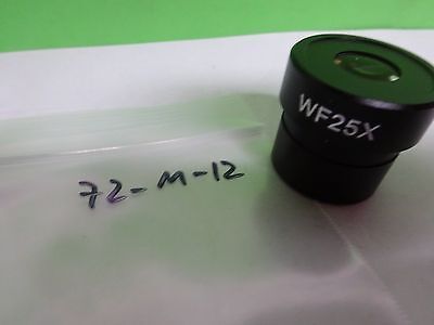 MICROSCOPE PART EYEPIECE OCULAR AMSCOPE WF 25X NEW OPTICS AS IS BIN#72-M-12