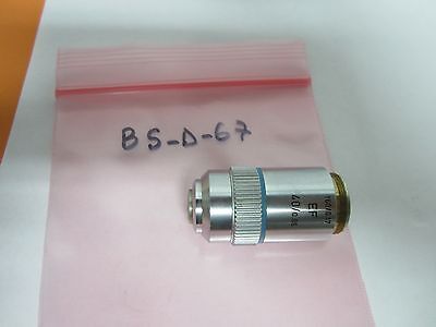 MICROSCOPE LEITZ WETZLAR GERMANY 40X OBJECTIVE EF OPTICS BIN#B5-D-67