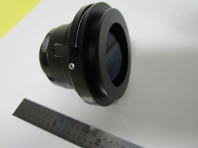 MICROSCOPE OPTICAL PART CONDENSER + IRIS  OLYMPUS JAPAN  OPTICS BIN#E2-09